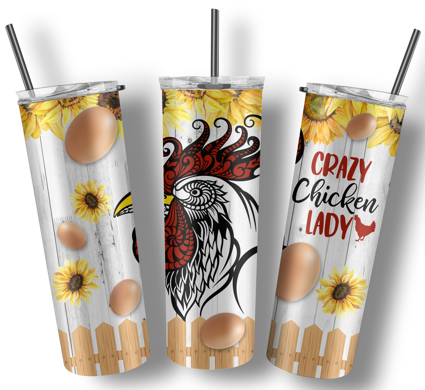 Crazy Chicken Lady Tumbler