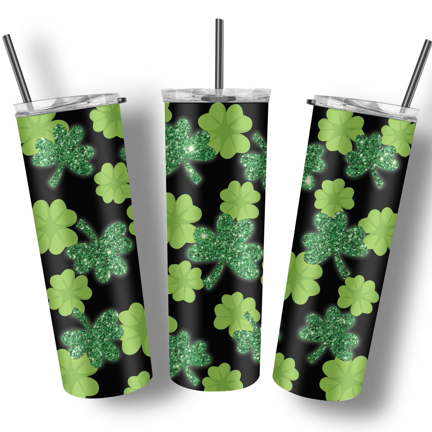 Glitter Shamrocks