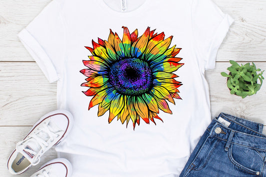 Rainbow Sunflower